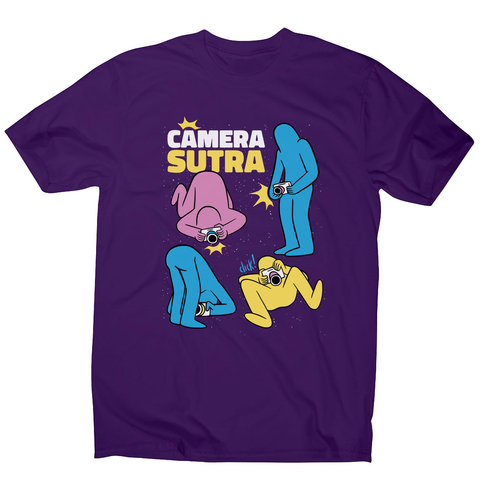 Camera sutra men's t-shirt Purple