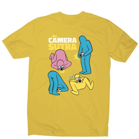 Camera sutra men's t-shirt Yellow