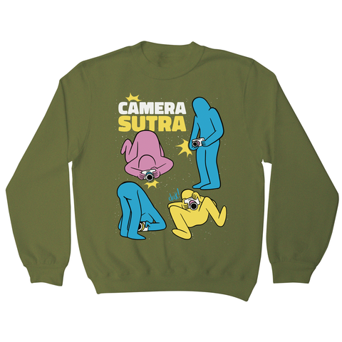 Camera sutra sweatshirt Olive Green