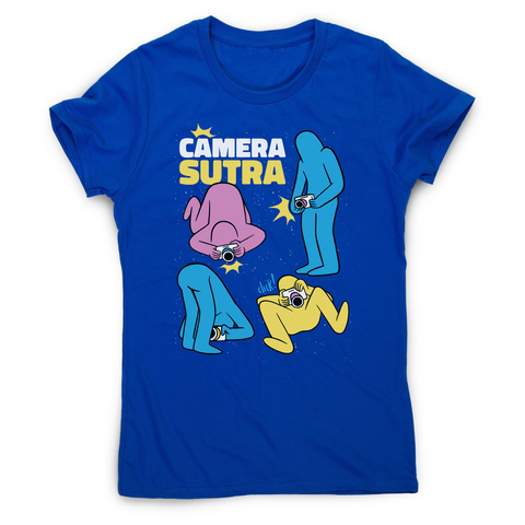Camera sutra women's t-shirt Blue
