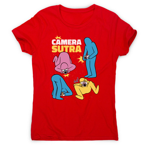 Camera sutra women's t-shirt Red
