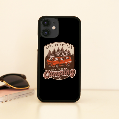 Camping van vintage badge iPhone case iPhone 11 Pro