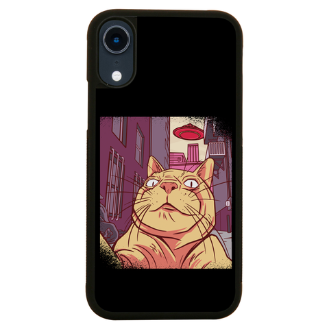 Cat selfie meme iPhone case iPhone XR