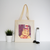 Cat selfie meme tote bag canvas shopping Natural