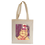 Cat selfie meme tote bag canvas shopping Natural