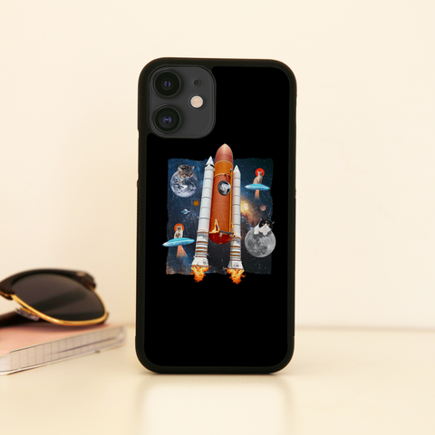 Cats in space funny collage iPhone case iPhone 11 Pro