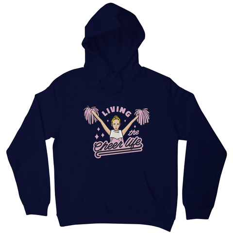 Cheerleader life girl hoodie Navy