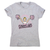 Cheerleader life girl women's t-shirt Grey