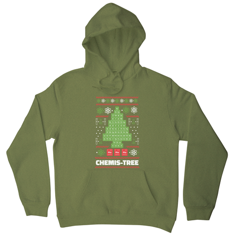 Chemis tree hoodie Olive Green