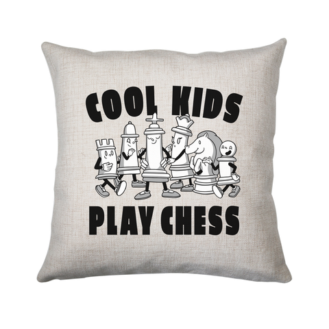 Chess game characters cushion 40x40cm Cover +Inner
