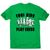 Chess game characters men's t-shirt Green