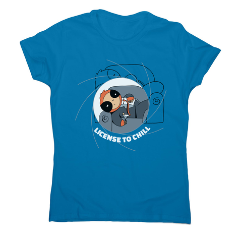 Chill sloth women's t-shirt Sapphire