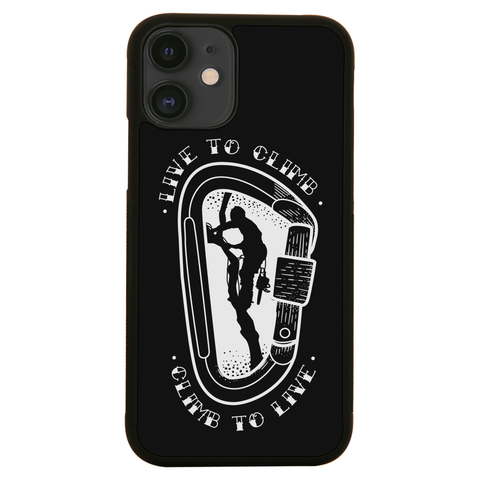 Climber man silhouette iPhone case iPhone 12