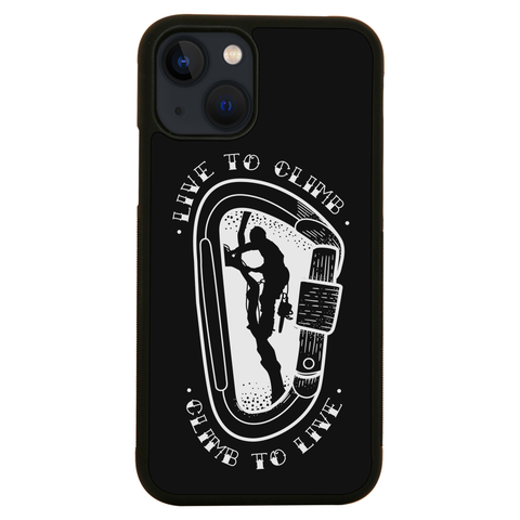 Climber man silhouette iPhone case iPhone 13