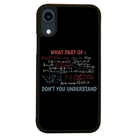 Complex equation iPhone case iPhone XR