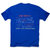 Complex equation men's t-shirt Blue