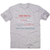 Complex equation men's t-shirt Grey