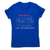 Complex equation women's t-shirt Blue