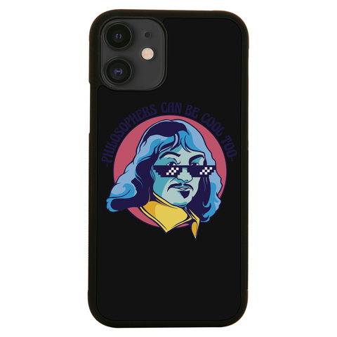 Cool Descartes philosopher iPhone case iPhone 12 Mini