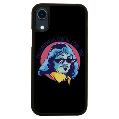 Cool Descartes philosopher iPhone case iPhone XR