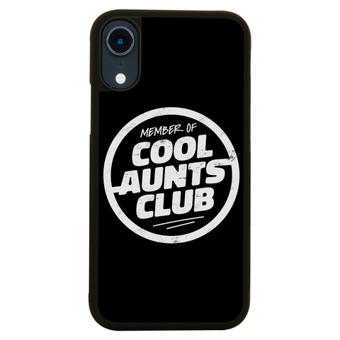Cool aunts club badge iPhone case iPhone XR