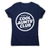 Cool aunts club badge women's t-shirt Navy