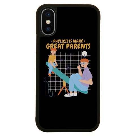Cool physicist dad iPhone case iPhone XS
