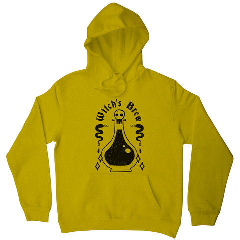 Cool witch's brew hoodie Yellow