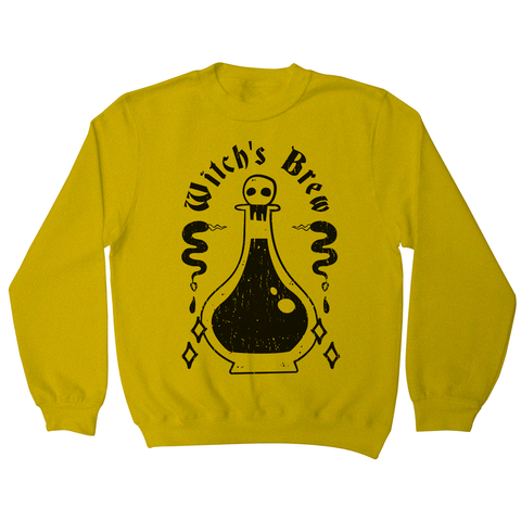 Cool witch's brew sweatshirt Yellow