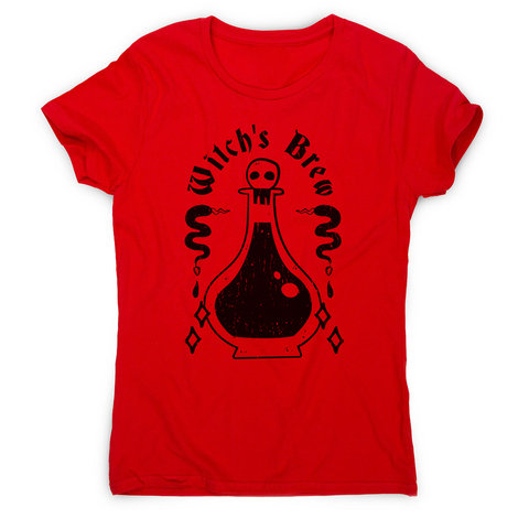 Cool witch's brew women's t-shirt Red