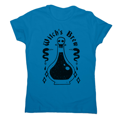 Cool witch's brew women's t-shirt Sapphire