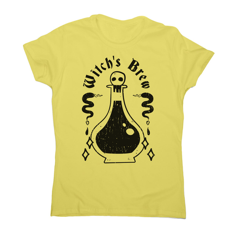 Cool witch's brew women's t-shirt Yellow