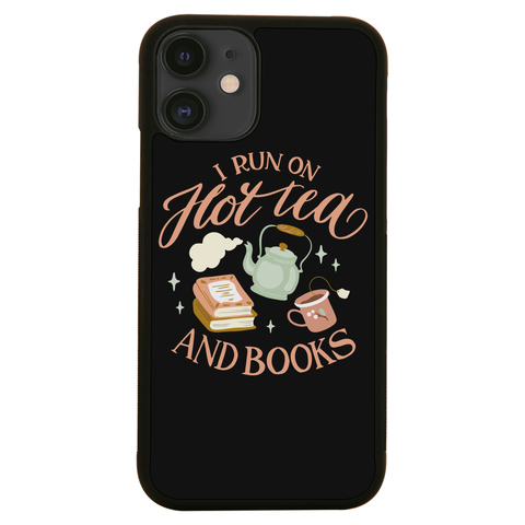 Cozy winter tea and books iPhone case iPhone 12