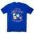 Cozy winter tea and books men's t-shirt Blue