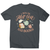 Cozy winter tea and books men's t-shirt Charcoal
