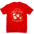 Cozy winter tea and books men's t-shirt Red