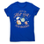 Cozy winter tea and books women's t-shirt Blue