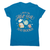 Cozy winter tea and books women's t-shirt Sapphire