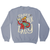 Crazy book lady sweatshirt Grey