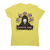 Crypto girl women's t-shirt Yellow