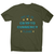 Cryptocurrency pixel art quote men's t-shirt Military Green