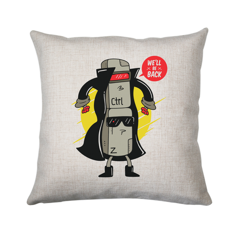 Ctrl z cyborg cushion 40x40cm Cover +Inner