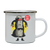 Ctrl z cyborg enamel camping mug White