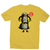 Ctrl z cyborg men's t-shirt Yellow