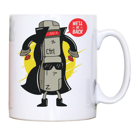 Ctrl z cyborg mug coffee tea cup White