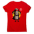Ctrl z cyborg women's t-shirt Red