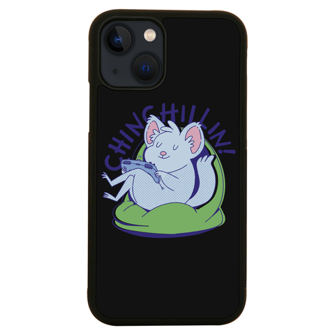 Cute chinchilla chilling iPhone case iPhone 13 Mini