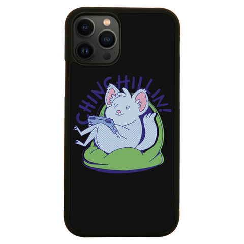 Cute chinchilla chilling iPhone case iPhone 13 Pro
