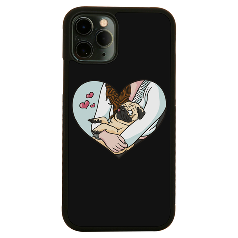 Cute pug heart iPhone case iPhone 11 Pro