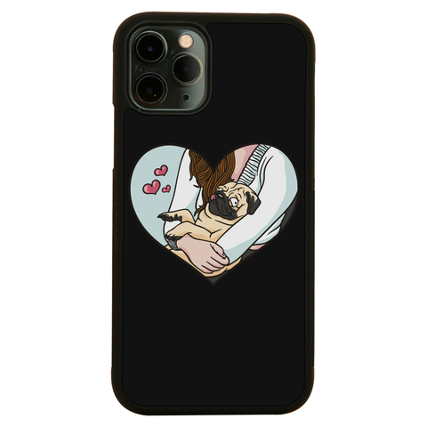 Cute pug heart iPhone case iPhone 12 Pro